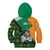 Ireland Rugby Kid Hoodie Go Irish Shamrock World Cup - Wonder Print Shop