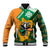 Custom Ireland Rugby Baseball Jacket Go Irish Shamrock World Cup LT9 - Wonder Print Shop