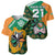 Custom Ireland Rugby Baseball Jersey Go Irish Shamrock World Cup LT9 - Wonder Print Shop