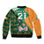 Custom Ireland Rugby Bomber Jacket Go Irish Shamrock World Cup LT9 - Wonder Print Shop