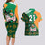 Custom Ireland Rugby Couples Matching Long Sleeve Bodycon Dress and Hawaiian Shirt Go Irish Shamrock World Cup LT9 - Wonder Print Shop