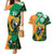 Custom Ireland Rugby Couples Matching Mermaid Dress and Hawaiian Shirt Go Irish Shamrock World Cup LT9 - Wonder Print Shop