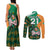 Custom Ireland Rugby Couples Matching Tank Maxi Dress and Long Sleeve Button Shirts Go Irish Shamrock World Cup LT9 - Wonder Print Shop