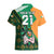 Custom Ireland Rugby Hawaiian Shirt Go Irish Shamrock World Cup - Wonder Print Shop