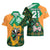 Custom Ireland Rugby Hawaiian Shirt Go Irish Shamrock World Cup - Wonder Print Shop