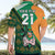 Custom Ireland Rugby Hawaiian Shirt Go Irish Shamrock World Cup - Wonder Print Shop