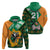 Custom Ireland Rugby Hoodie Go Irish Shamrock World Cup - Wonder Print Shop