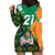 Custom Ireland Rugby Hoodie Dress Go Irish Shamrock World Cup - Wonder Print Shop