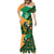 Custom Ireland Rugby Mermaid Dress Go Irish Shamrock World Cup - Wonder Print Shop