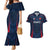 France Rugby Couples Matching Mermaid Dress and Hawaiian Shirt Allez Les Bleus Go World Cup 2023 LT9 - Wonder Print Shop