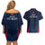 France Rugby Couples Matching Off Shoulder Short Dress and Hawaiian Shirt Allez Les Bleus Go World Cup 2023 LT9 - Wonder Print Shop