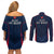 France Rugby Couples Matching Off Shoulder Short Dress and Long Sleeve Button Shirts Allez Les Bleus Go World Cup 2023 LT9 - Wonder Print Shop