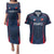 France Rugby Couples Matching Puletasi Dress and Hawaiian Shirt Allez Les Bleus Go World Cup 2023 LT9 - Wonder Print Shop