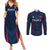 France Rugby Couples Matching Summer Maxi Dress and Long Sleeve Button Shirts Allez Les Bleus Go World Cup 2023 LT9 - Wonder Print Shop