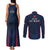 France Rugby Couples Matching Tank Maxi Dress and Long Sleeve Button Shirts Allez Les Bleus Go World Cup 2023 LT9 - Wonder Print Shop