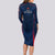 France Rugby Long Sleeve Bodycon Dress Allez Les Bleus Go World Cup 2023 - Wonder Print Shop