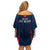 France Rugby Off Shoulder Short Dress Allez Les Bleus Go World Cup 2023 - Wonder Print Shop