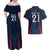 Custom France Rugby Couples Matching Off Shoulder Maxi Dress and Hawaiian Shirt Allez Les Bleus Go World Cup 2023 LT9 - Wonder Print Shop