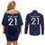 Custom France Rugby Couples Matching Off Shoulder Short Dress and Long Sleeve Button Shirts Allez Les Bleus Go World Cup 2023 LT9 - Wonder Print Shop