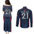 Custom France Rugby Couples Matching Puletasi Dress and Long Sleeve Button Shirts Allez Les Bleus Go World Cup 2023 LT9 - Wonder Print Shop