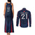 Custom France Rugby Couples Matching Tank Maxi Dress and Long Sleeve Button Shirts Allez Les Bleus Go World Cup 2023 LT9 - Wonder Print Shop