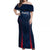 Custom France Rugby Off Shoulder Maxi Dress Allez Les Bleus Go World Cup 2023 - Wonder Print Shop