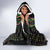 Mardi Gras Lips Queen Beads Hooded Blanket - Wonder Print Shop