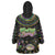 Mardi Gras Lips Queen Beads Wearable Blanket Hoodie