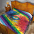 Beautiful Rainbow Lips Kiss Quilt LGBTQ Same Love Same Rights - Wonder Print Shop