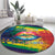 Beautiful Rainbow Lips Kiss Round Carpet LGBTQ Same Love Same Rights - Wonder Print Shop