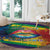 Beautiful Rainbow Lips Kiss Round Carpet LGBTQ Same Love Same Rights - Wonder Print Shop