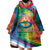 Beautiful Rainbow Lips Kiss Wearable Blanket Hoodie LGBTQ Same Love Same Rights