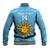 Custom Uruguay Football Baseball Jacket 2024 Vamos La Celeste - Wonder Print Shop