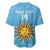 Custom Uruguay Football Baseball Jersey 2024 Vamos La Celeste - Wonder Print Shop