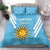 Custom Uruguay Football Bedding Set 2024 Vamos La Celeste - Wonder Print Shop