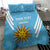 Custom Uruguay Football Bedding Set 2024 Vamos La Celeste - Wonder Print Shop