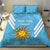 Custom Uruguay Football Bedding Set 2024 Vamos La Celeste - Wonder Print Shop