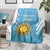 Custom Uruguay Football Blanket 2024 Vamos La Celeste