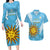 Custom Uruguay Football Couples Matching Long Sleeve Bodycon Dress and Hawaiian Shirt 2024 Vamos La Celeste - Wonder Print Shop