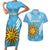 Custom Uruguay Football Couples Matching Short Sleeve Bodycon Dress and Hawaiian Shirt 2024 Vamos La Celeste - Wonder Print Shop