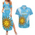 Custom Uruguay Football Couples Matching Summer Maxi Dress and Hawaiian Shirt 2024 Vamos La Celeste - Wonder Print Shop