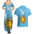 Custom Uruguay Football Couples Matching Summer Maxi Dress and Hawaiian Shirt 2024 Vamos La Celeste - Wonder Print Shop