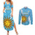 Custom Uruguay Football Couples Matching Summer Maxi Dress and Long Sleeve Button Shirt 2024 Vamos La Celeste - Wonder Print Shop