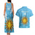 Custom Uruguay Football Couples Matching Tank Maxi Dress and Hawaiian Shirt 2024 Vamos La Celeste - Wonder Print Shop