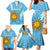 Custom Uruguay Football Family Matching Mermaid Dress and Hawaiian Shirt 2024 Vamos La Celeste - Wonder Print Shop