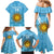 Custom Uruguay Football Family Matching Mermaid Dress and Hawaiian Shirt 2024 Vamos La Celeste - Wonder Print Shop