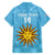 Custom Uruguay Football Family Matching Puletasi and Hawaiian Shirt 2024 Vamos La Celeste - Wonder Print Shop