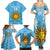 Custom Uruguay Football Family Matching Summer Maxi Dress and Hawaiian Shirt 2024 Vamos La Celeste - Wonder Print Shop