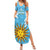 Custom Uruguay Football Family Matching Summer Maxi Dress and Hawaiian Shirt 2024 Vamos La Celeste - Wonder Print Shop