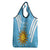 Custom Uruguay Football Grocery Bag Vamos La Celeste